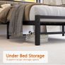 Double Bed Frame with Storage and LED Lights Image 2