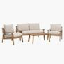 1 x 2 seater, 2 x single seaters & coffee table lounge set Image 2
