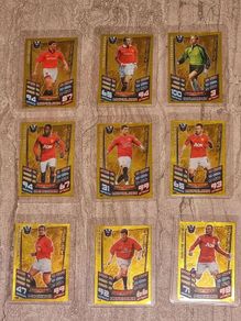 MATCH ATTAX Premier League 2012/13 Manchester United Players Legend Cards
