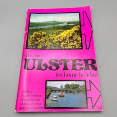 Discover Ulster for Home Holidays - Vintage Travel Guide Tourism 1974