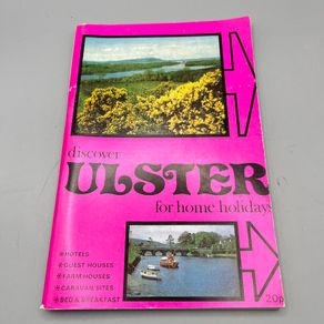 Discover Ulster for Home Holidays - Vintage Travel Guide Tourism 1974