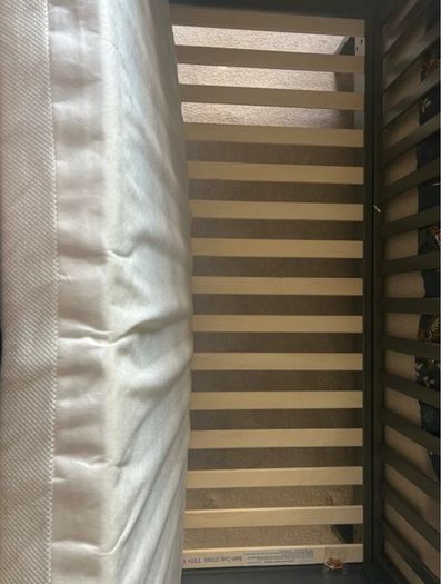 cot bed with Mattress