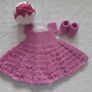 Beautiful handmade baby dress 0-3 months Image 5