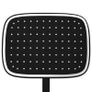 Dual Head Shower Set with Mixer and Hose Black Image 8