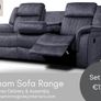 New Gresham 3+2 Grey Sofa Sets Image 3