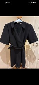 Cos smart black playsuit size 12