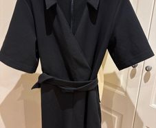 Cos smart black playsuit size 12