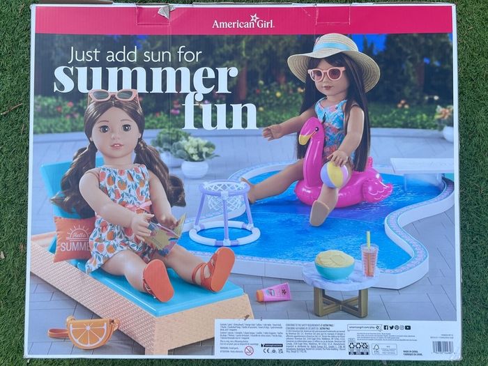 American Girl Doll The Dive into Fun Pool Set is a Truly Me accessory set