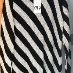 Zara black & white knit jumper dress Size Small BNWT