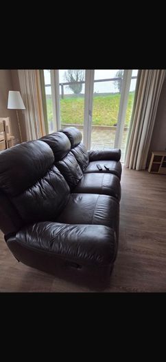Brown Leather Sofa