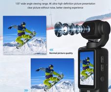 32GB 4K UHD Video Recording Pocket Camera  Webcam, USB-C Charging, 32G Memory
