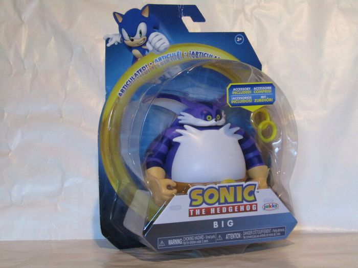 Sonic The Hedgehog Big the Cat Jakks Pacific  Action Figure Battle Figure Brand New Sealed