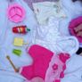 3 Dolls with Clothes Seat and Accessories Bundle Image 6