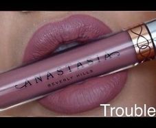 Anastasia Beverly Hills matte liquid lipstick in TROUBLE