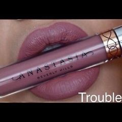 Anastasia Beverly Hills matte liquid lipstick in TROUBLE