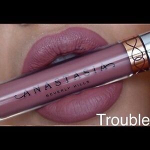 Anastasia Beverly Hills matte liquid lipstick in TROUBLE