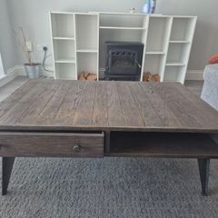 Solid wood coffee table