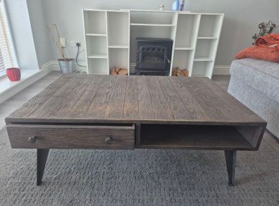 Solid wood coffee table