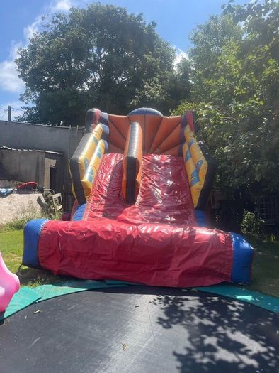 Bouncing castle slide