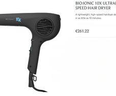 Bio Ionic 10X UltraLight Speed Hair Dryer
