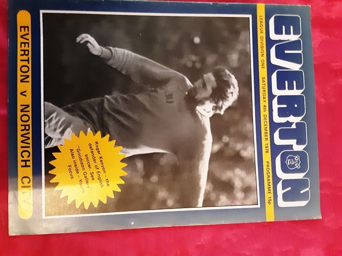53 Everton programs 1973-2012, discount if you buy ALL my programs