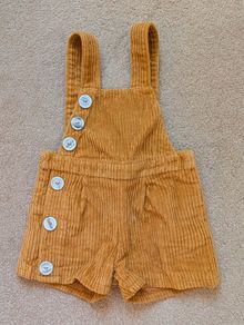 Cute corduroy dungarees 6-9M
