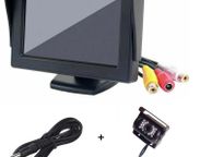 main image for ad 4.3" TFT LCD Car Rear View Reversing Monitor PLUS Parking Night Vision Camera
