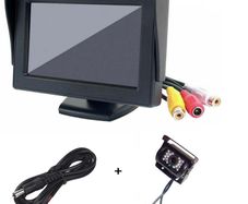 4.3" TFT LCD Car Rear View Reversing Monitor PLUS Parking Night Vision Camera