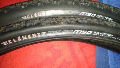 Clement MSO 700x50c bicycle tyres Almost new On3n3ss