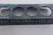 Guinness pint glass plastic tray holder,hold 4 pints,,see pictures for condition, sold as is ,buyer collects or pays postage thank you