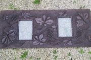 Antique arts &amp; crafts carved wood photo frame