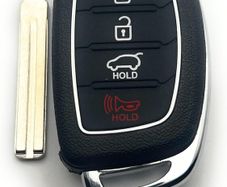4 Button Key Case for Hyundai Case I10 I20 I30 I40 IX35 IX45 Santa Fe Tucson Sonata remote flip key case replacement
