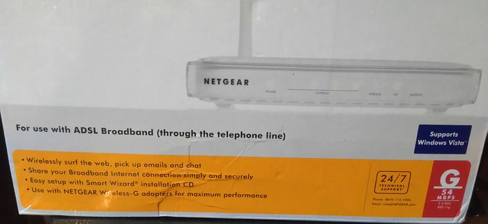Netgear Wireless - G Modem Router (new).