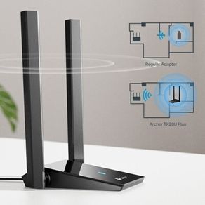 Dual Antennas High Gain Wireless USB Adapter