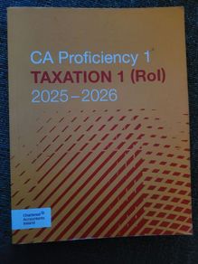 CA Proficiency 1 Taxation 1