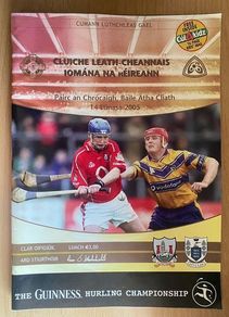 2005 Clare v Cork - GAA Senior Hurling Championship Semi-Final Programme