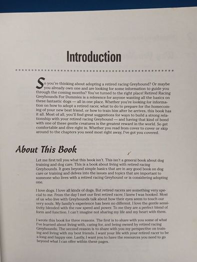 Retired Racing Greyhounds for Dummies