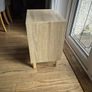 Small wooden colour side table/storage Image 3