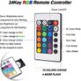 Aquarium Light,78cm RGB Submersible Aquarium LED Light with Remote Control, 12V Waterproof Fish Tank Light Strip, 45 LEDs Image 5