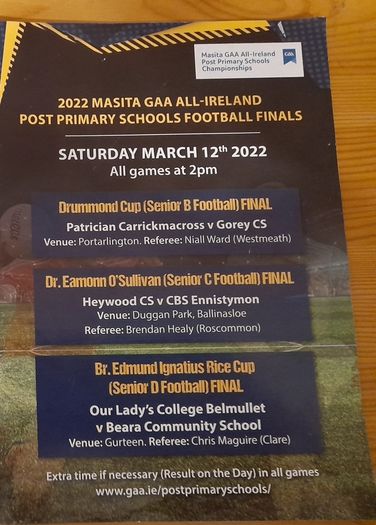 Various GAA Programmes