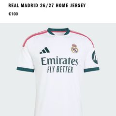 real madrid 26/27 jersey