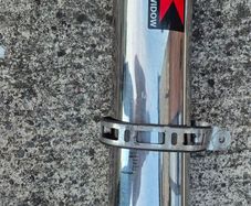 Black widow exhaust system for 2021-2023 model Honda cb125f