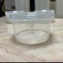 240ml Clear Plastic Ring Lock Container & Lid Image 2