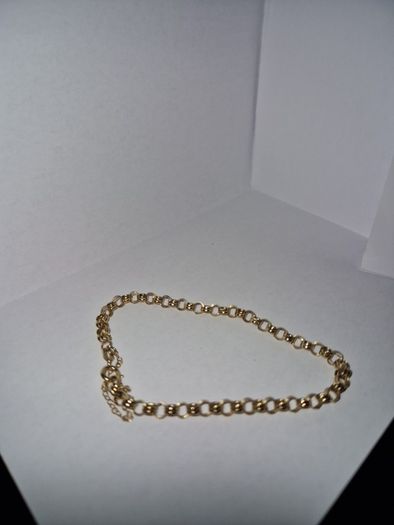 9ct gold belcher bracelet
