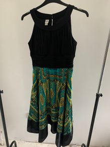 Sangria Handkerchief Hem Dress