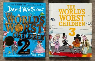 Children's Books - David Walliams - Worids Worst Children 2 & 3