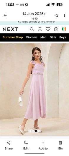 Girls dress - Age 12, 13,14, Lipsy bridesmaid, flower girl, graduation