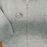 Girls Hoodie: with Hand Stitched Hello Kitty Motif: 2-3 Yrs Image 2
