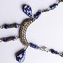 Vintage Ethnic Lapis Pendant Drop Necklace Image 10