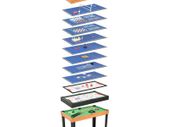 15-in-1 Multi Game Table 121x61x82 cm Maple